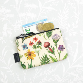 Luostarin puutarha -vetoketjukukkaro