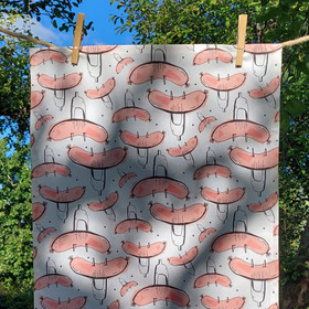 Makkara -keittiöpyyhe