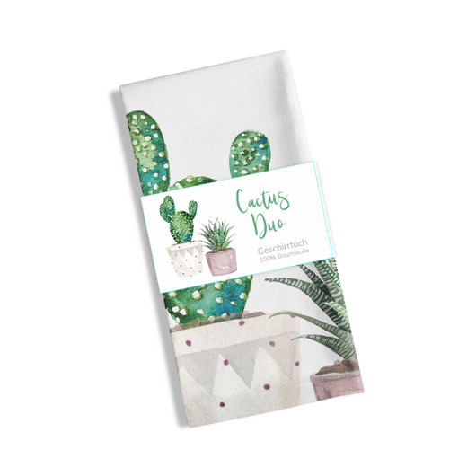 Kaktus -keittiöpyyhe