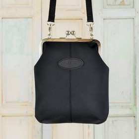 Musta -kukkarolaukku Midi