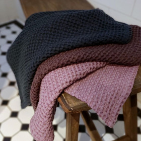 Pellava/Puuvilla -vohvelipyyhe