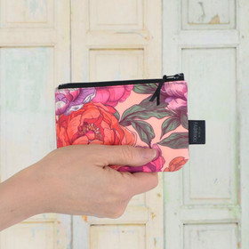 Pioni -vetoketjukukkaro