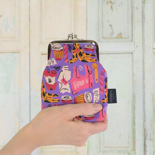 Roskat roskikseen kiitos -tuplakukkaro