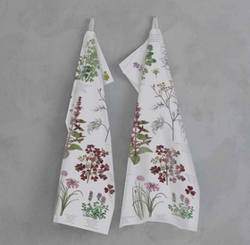 Yrtit -keittiöpyyhe