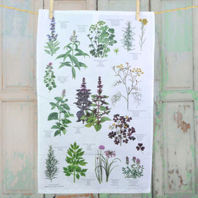 Yrtit -keittiöpyyhe