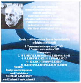 Raamattutunteja 2 – Seurapuheita (6 CD-levyä) | Erkki Leminen
