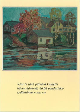 Raamatunlausekortti – Hebr. 3:15