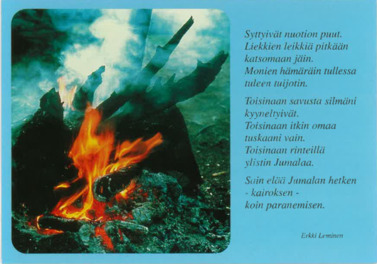 Runokortti – Nuotion äärellä (Erkki Leminen)