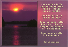 Runokortti – Anna surun tulla (Erkki Leminen)