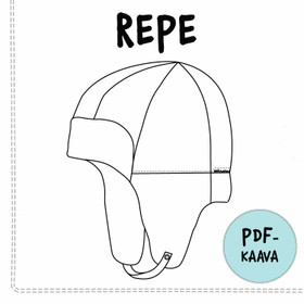 PDF-kaava, talvilakki REPE 46-58cm