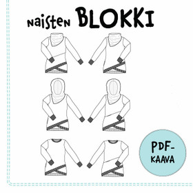 PDF-kaava, Naisten Blokki pusero 32-54