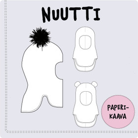 Paperikaava, Nuutti kypärälakki 40-58 cm