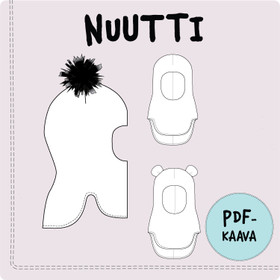 PDF-kaava, Nuutti kypärälakki 40-58 cm