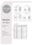 PDF-kaava, Hulda mekko 92-140cm