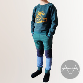 PDF-kaava, SUUNTA collegepusero ja -housut 98-158 cm