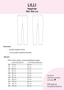 Paperikaava, LILLI leggings 104-164 cm