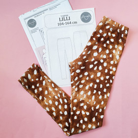 Paperikaava, LILLI leggings 104-164 cm
