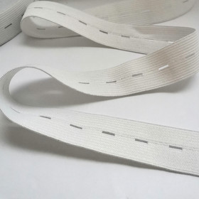 25 mm valkoinen reikäkuminauha