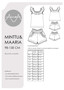 PDF-kaava, Minttu&Maaria, toppi ja shortsit 98-158 cm