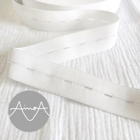 30 mm valkoinen reikäkuminauha