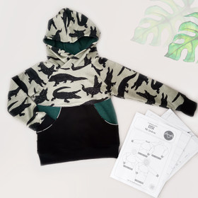 Paperikaava, Iisi, lasten collegepusero 98-164cm