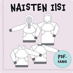 PDF-kaava, Iisi, naisten collegepusero 32-54
