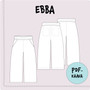 PDF-kaava, EBBA-lasten collegehousut 104-164cm