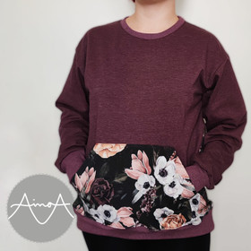 PDF-kaava, RENTO-aikuisten oversize collegepusero 32-54