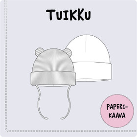 Paperikaava, TUIKKU-ribbipipo koot nb-59cm