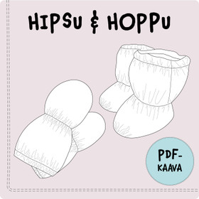 PDF-kaava, Vauvan tumput ja töppöset Hipsu ja Hoppu 0-10 kk