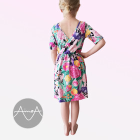 PDF-kaava, Hulda mekko 92-140cm