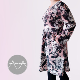 PDF-kaava, naisten Hertta mekko ja pusero 32-54