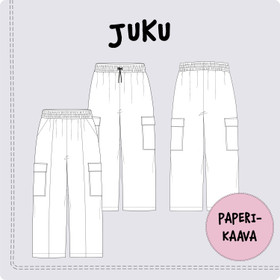 Paperikaava, JUKU-collegehousut 104-164cm