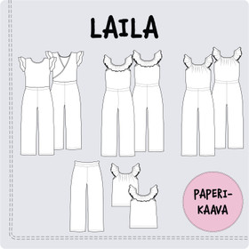 Paperikaava, LAILA-haalari 92-164 cm