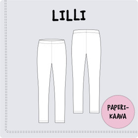 Paperikaava, LILLI leggings 104-164 cm