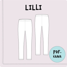 PDF-kaava, LILLI leggings 104-164 cm
