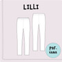 PDF-kaava, LILLI leggings 104-164 cm