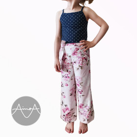 Paperikaava, Maininki, leveälahkeiset housut 104-140 cm