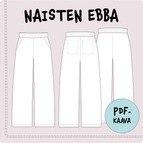 PDF-kaava, naisten EBBA-housut 32-54