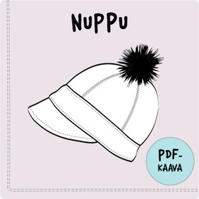 PDF-kaava, Nuppu lippalakki 50-62 cm