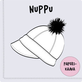 Paperikaava, Nuppu lippalakki 50-62 cm