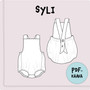 PDF-kaava, Syli romper, 50-104 cm