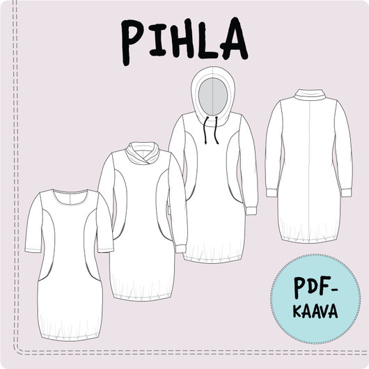 PDF-kaava, Pihla, naisten collegemekko 32-52