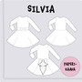 Paperikaava, Silvia mekko 92-140 cm