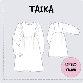 Paperikaava, TAIKA mekko 92-140 cm