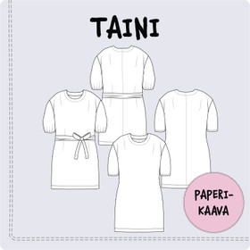 Paperikaava, TAINI, trikoomekko 32-54