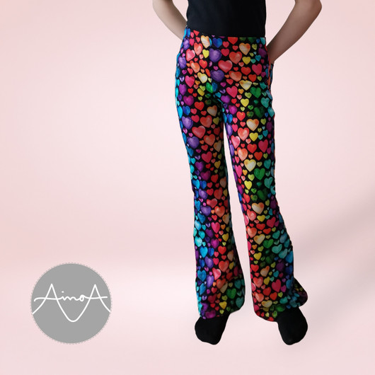 PDF-kaava, LILJA housut 104-164 cm