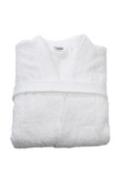 Kylpytakki valkoinen, omalla tekstillä