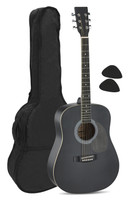 Teräskielinen kitara Gewa Pure Cataluna musta