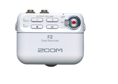 Äänitallennin Zoom F2-BT White